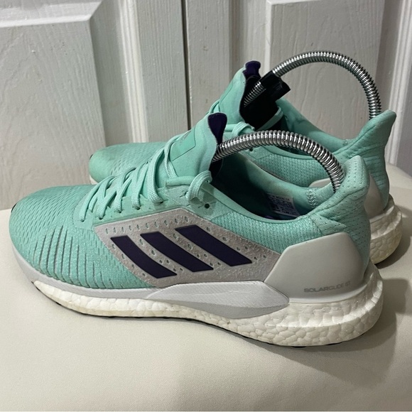 ADIDAS RUNNING SNEAKERS SOLAR GLIDE ST GREEN MINT SIZE 8.5 SPORTY GYM PILATES - Picture 14 of 17